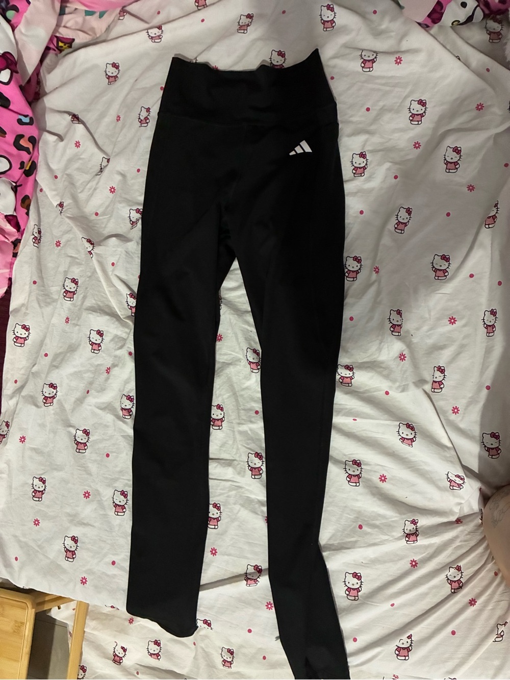 adidas Black High-Waist Athletic Leggings